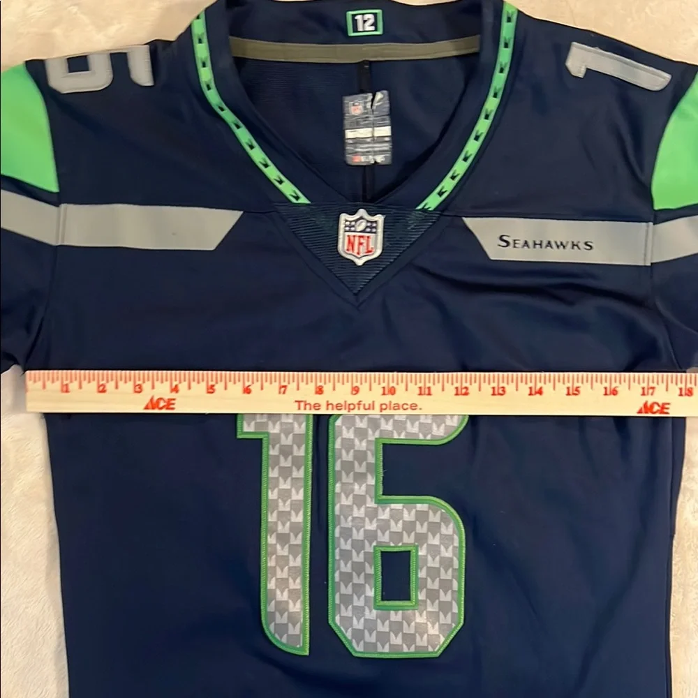 Nike NFL green and blue Seahawks Jersey Size Youth Large - Picture 9 of 13